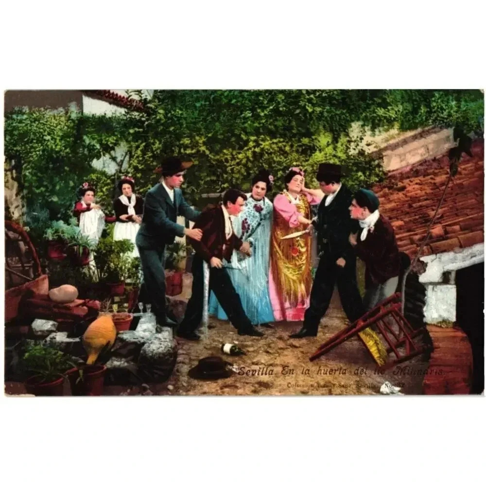 Sevilla En La Huerta Del Tio Milindris Spain Postcard